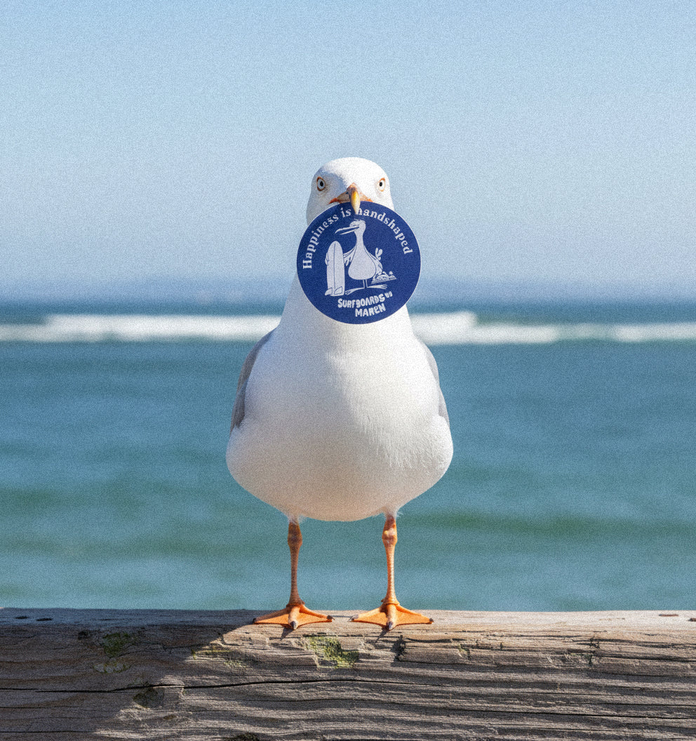 Happiness is Handshaped Sticker