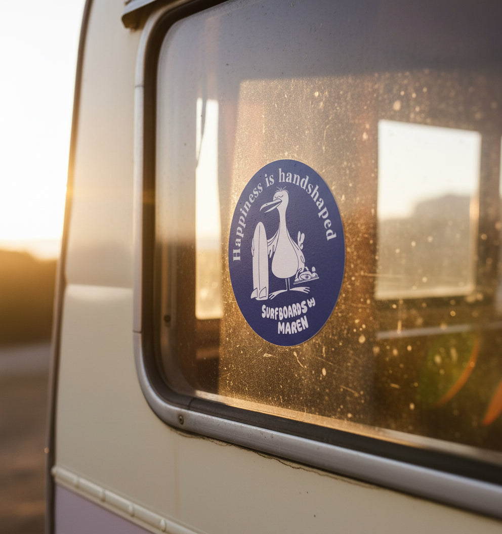 Happiness is Handshaped Sticker