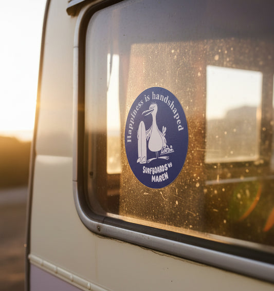 Happiness is Handshaped Sticker